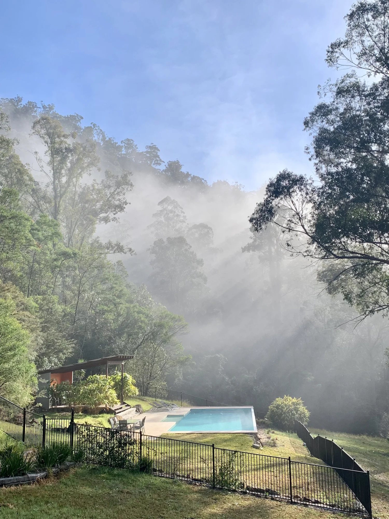 Morning mist over the valley